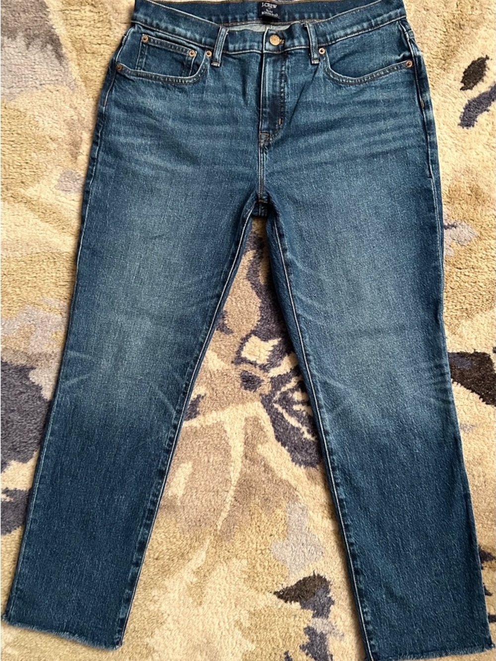 J. Crew Dark Blue Slim Boyfriend Ankle LengthJeans